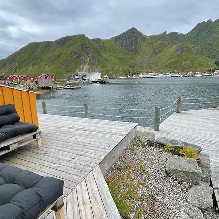 Charming Waterfront Cabin In Ballstad, Lofoten Exteriér fotografie